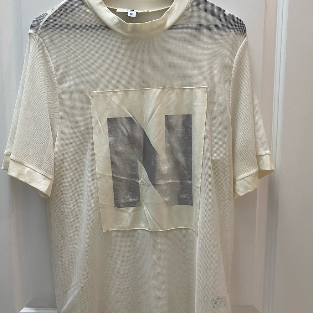 White top for over bikini or any sports bra